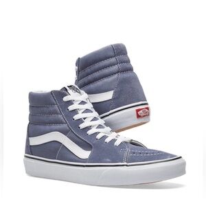 Vans UNISEX SK8-HI High Tops in Grissaille and True White